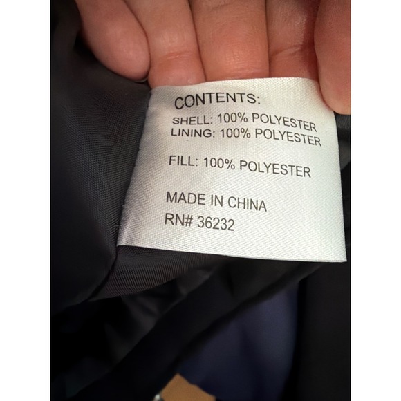 Gallery Quilted Black Button Front Lightweight Jacket Women's Size Large - Picture 5 of 5